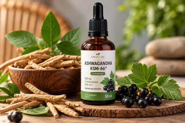 Ashwagandha KSM-66 w kroplach – czym jest, jak działa i dlaczego warto zwrócić uwagę na standaryzowany ekstrakt?